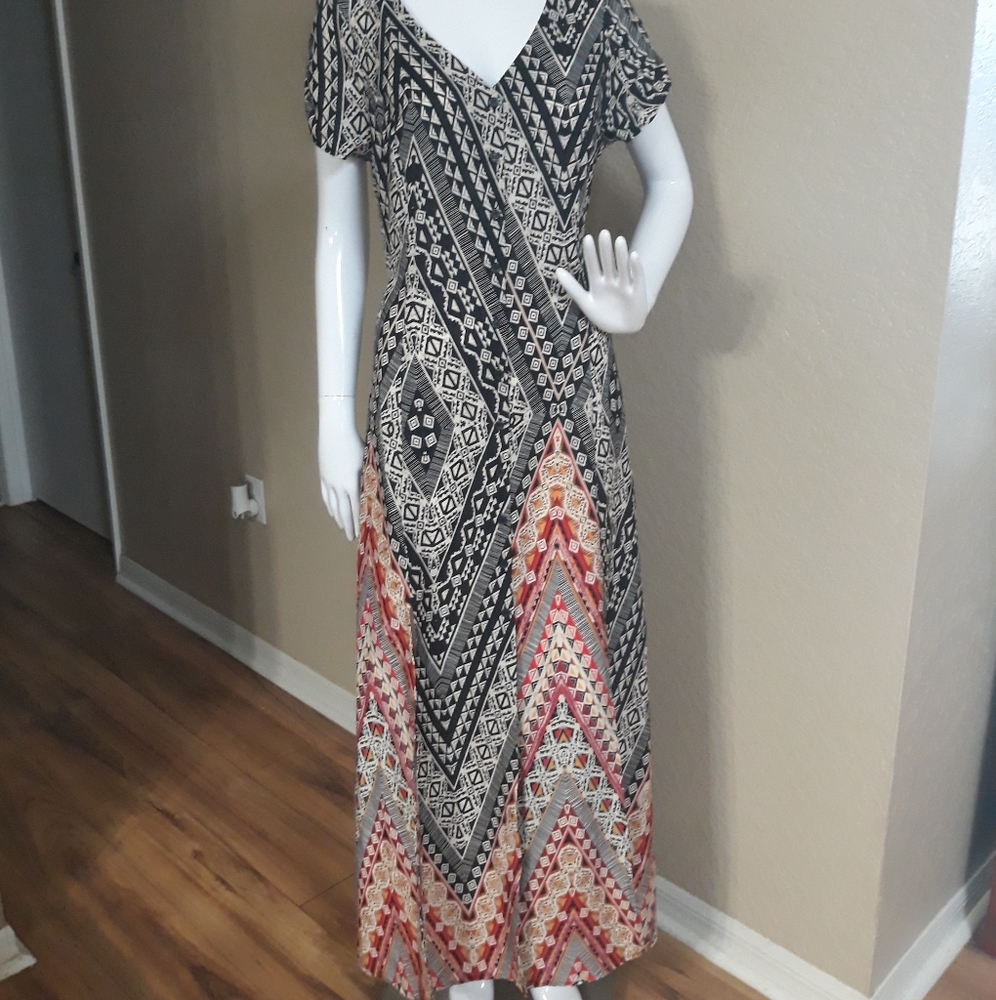 Fire Los Angeles maxi Dress